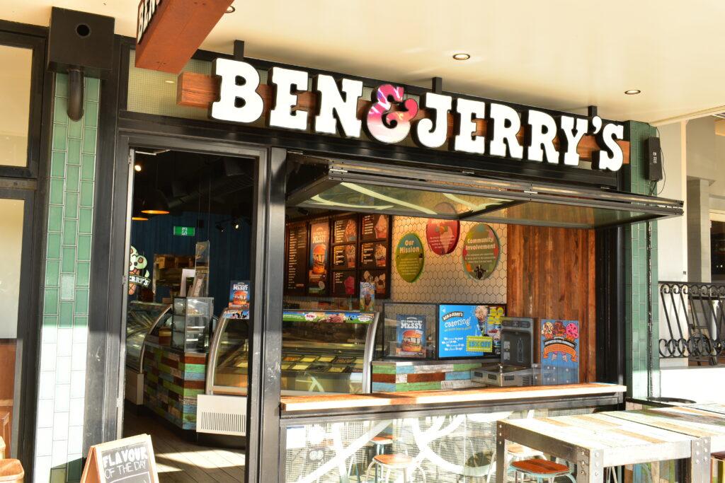 ben and jerry shop fitting