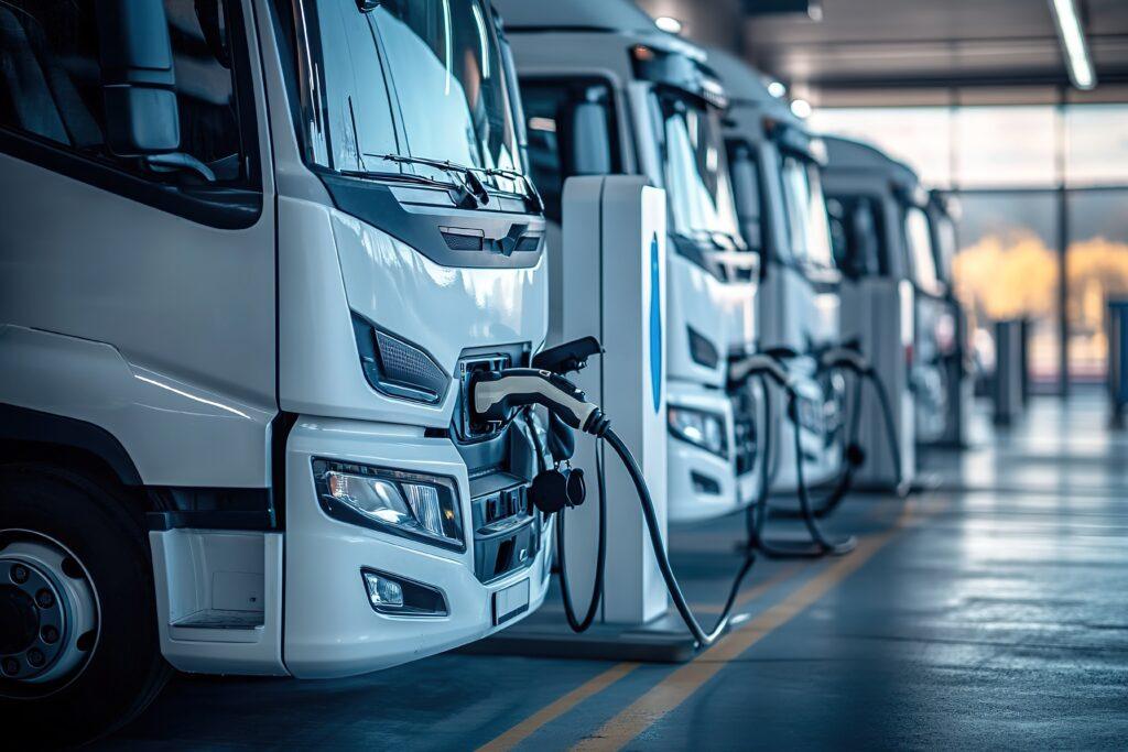 trucks in a row electric