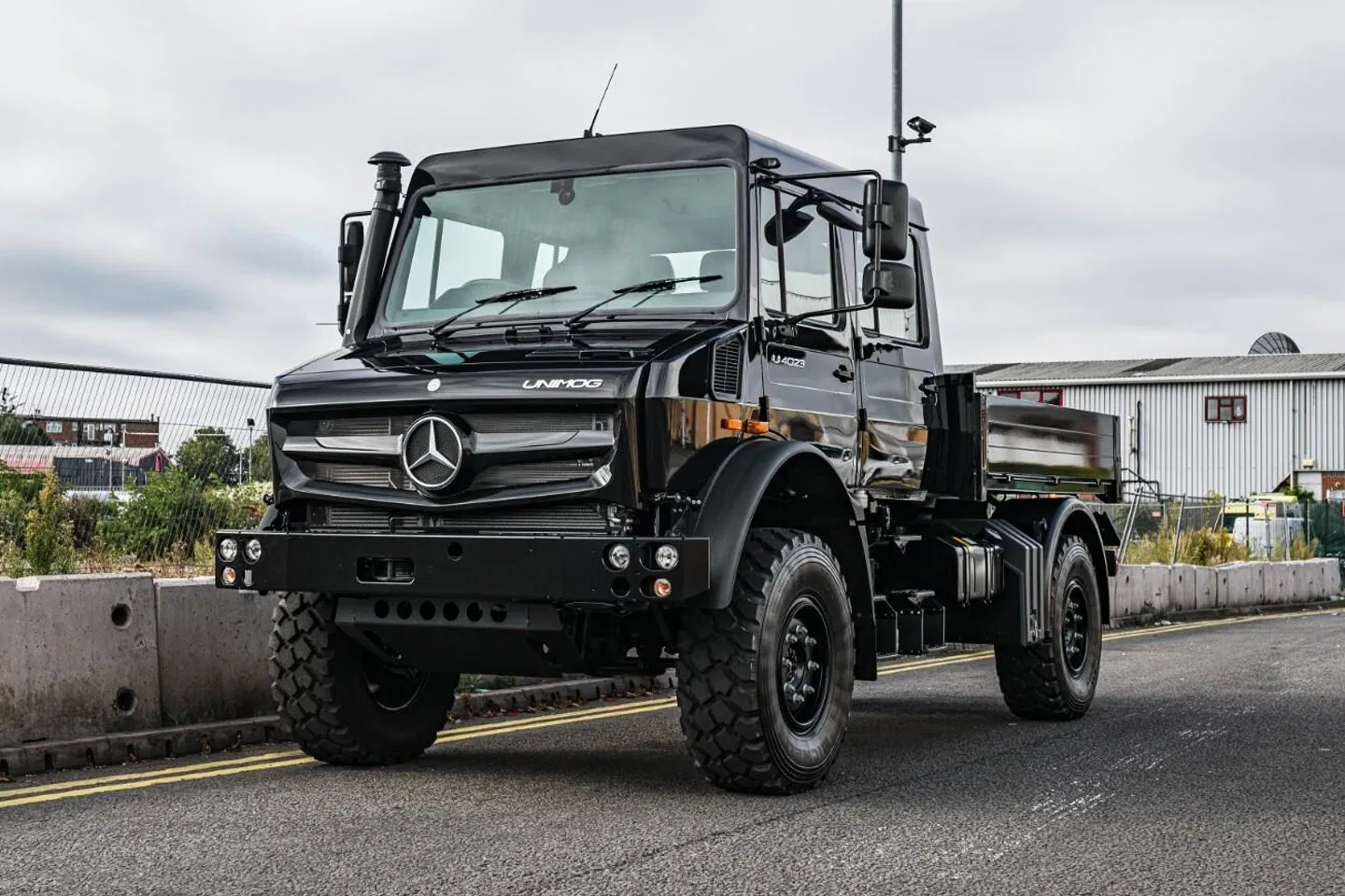 image of unimog on road