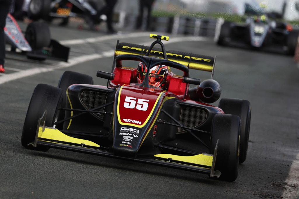 racecar on a race track that needs refinance