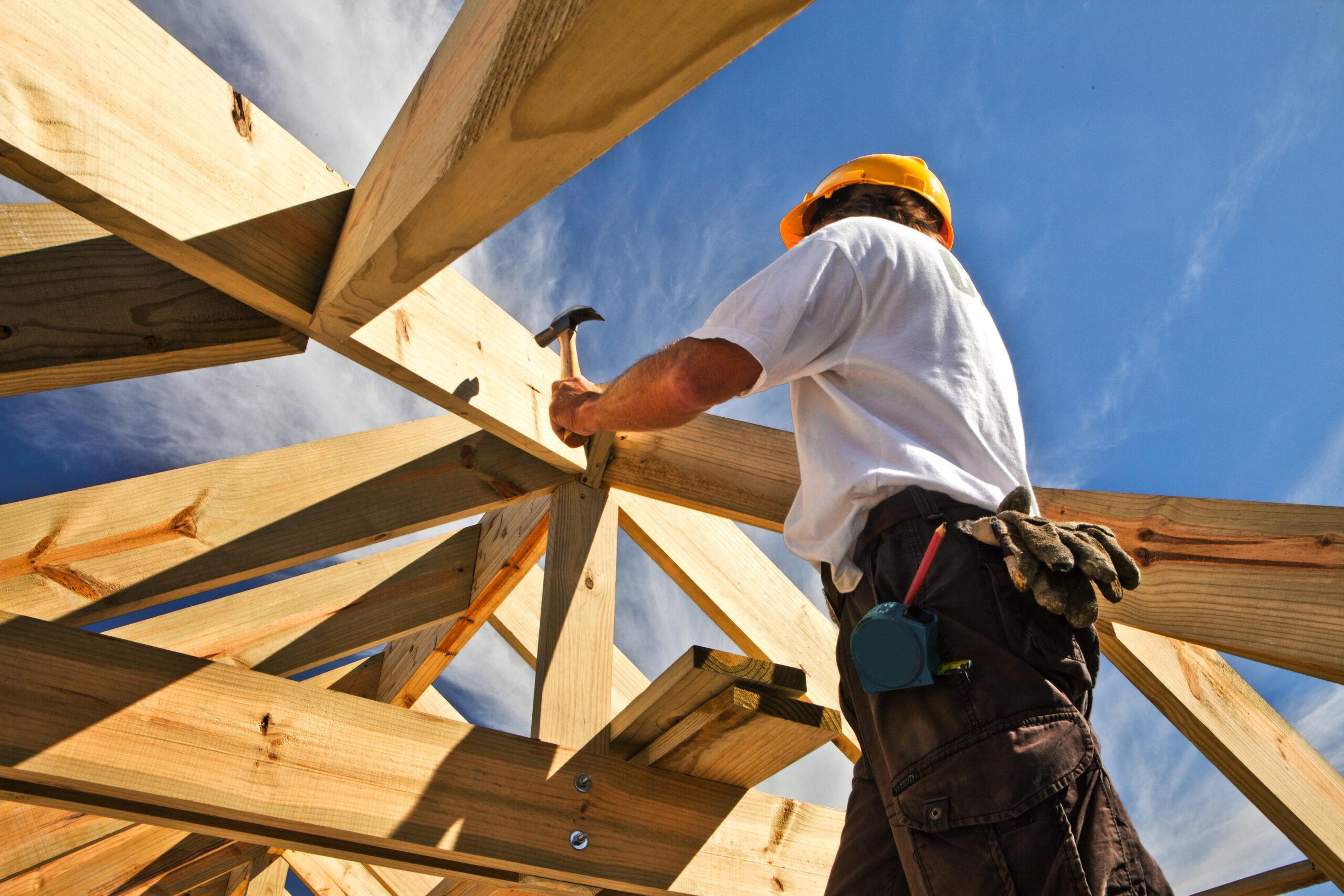 worker on construction site
