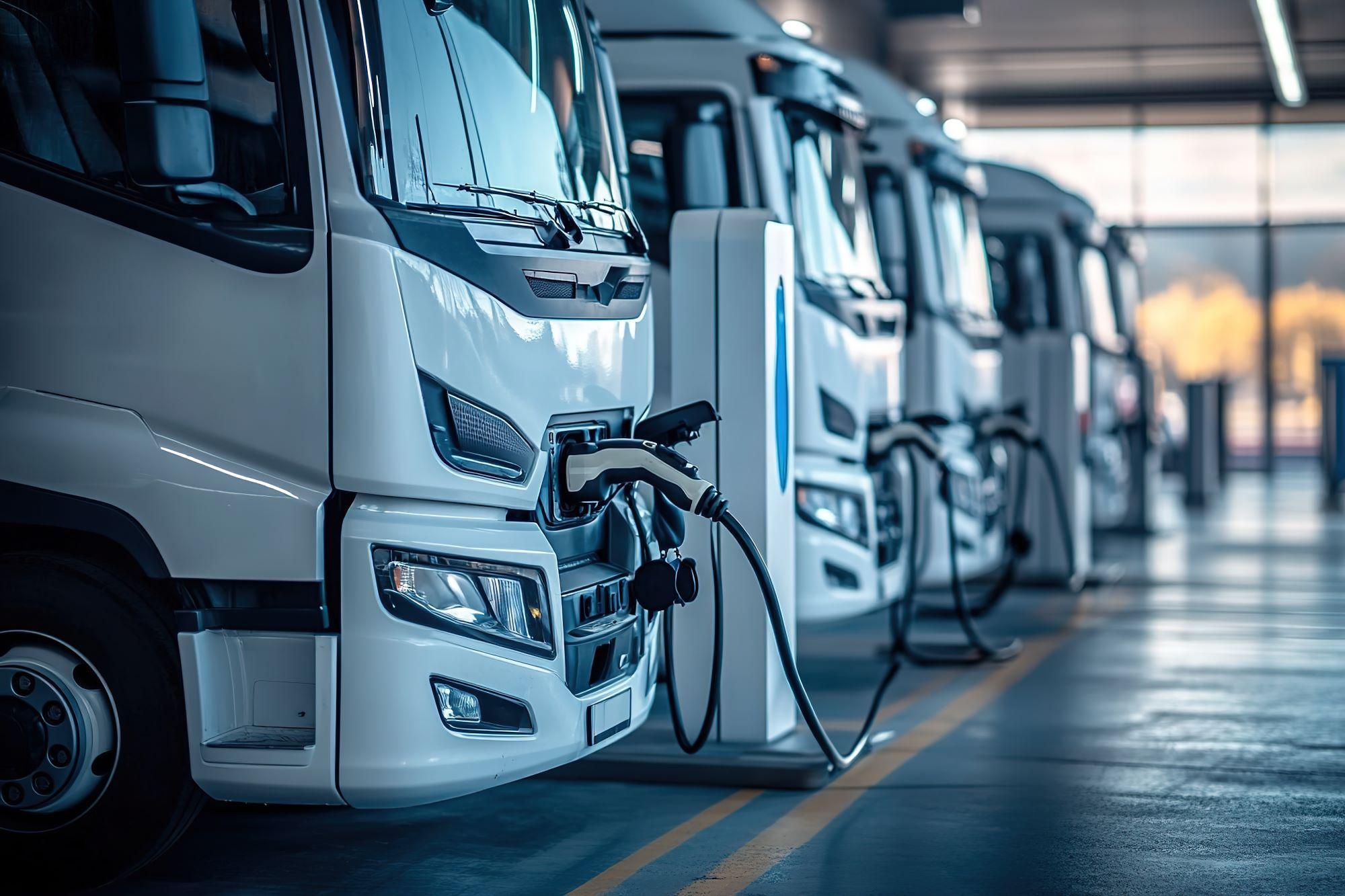 electric hgv with fuel charger